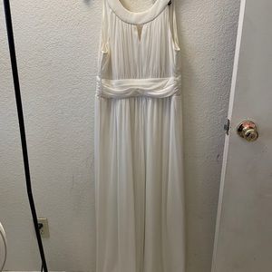 White prom dress